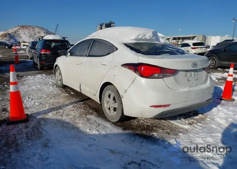 2015 Hyundai Elantra Se z USA, uszkodzony, nr VIN 5NPDH4AE9FH582719